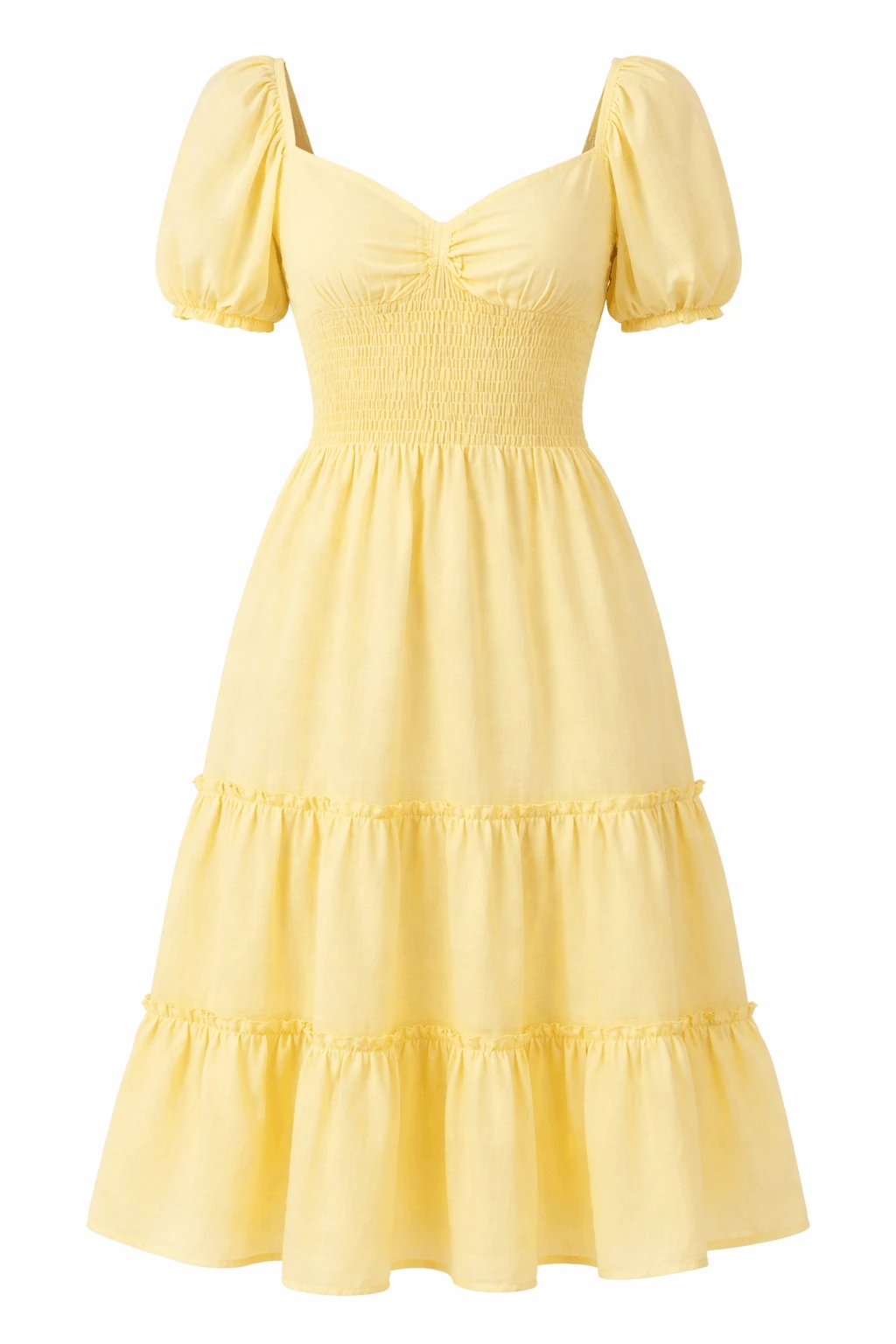 FashionWave SELF STRIPE RUFFLE DRESS FashionWave SELF STRIPE RUFFLE DRESS